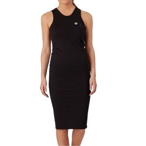 Stussy Iconic 8 Ball Sleeveless Black Maxi Dress